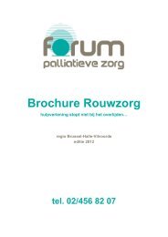 Brochure Rouwzorg - editie juli 2012 - Forum Palliatieve Zorg