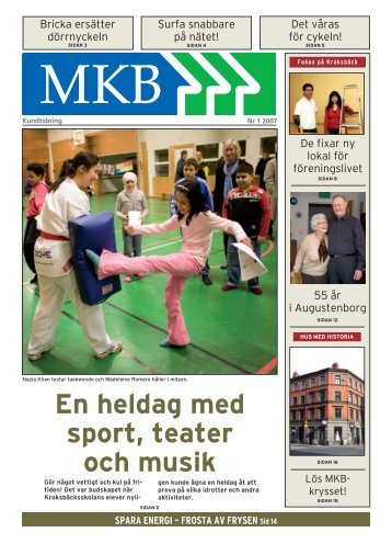 En heldag med sport, teater och musik - MKB Fastighets AB