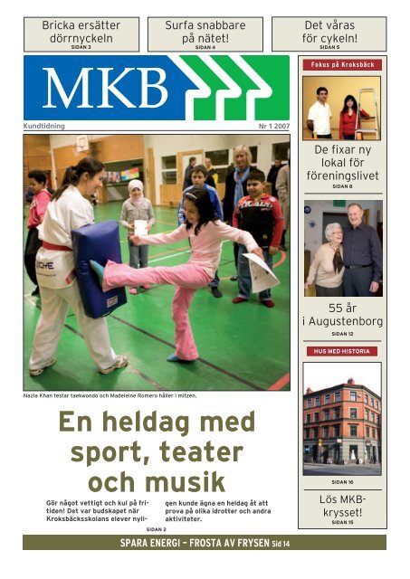 En heldag med sport, teater och musik - MKB Fastighets AB