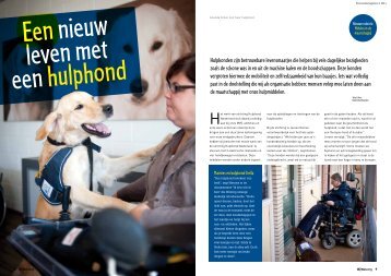 Hulphonden zijn betrouwbare levensmaatjes die helpen ... - Welzorg