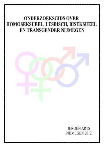 onderzoeksgids over homoseksueel, lesbisch, biseksueel en ...