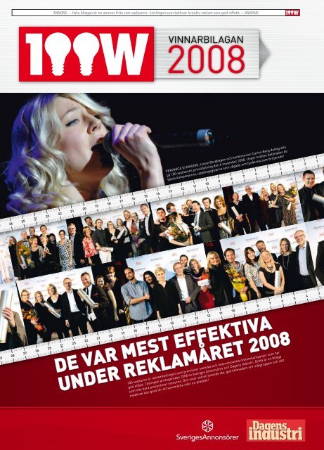 Vinnarbilaga 100-wattaren 2008.pdf - Sveriges Annonsörer