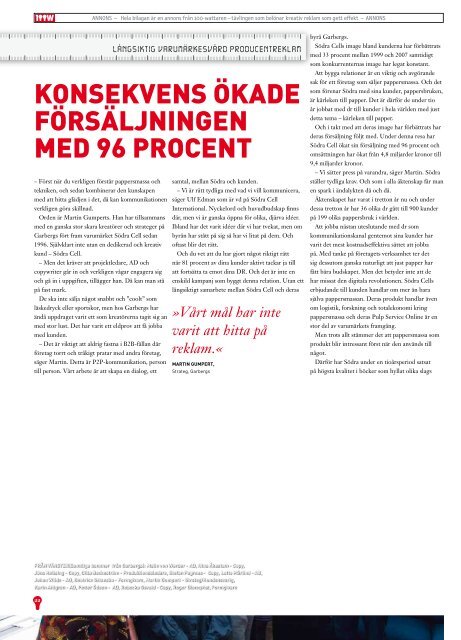 Vinnarbilaga 100-wattaren 2008.pdf - Sveriges Annonsörer
