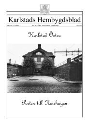 Nr 2 2007 - Karlstads Hembygdsförening