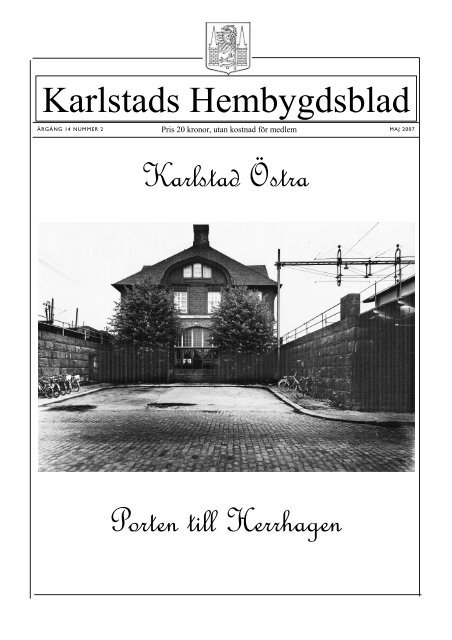 Nr 2 2007 - Karlstads Hembygdsförening