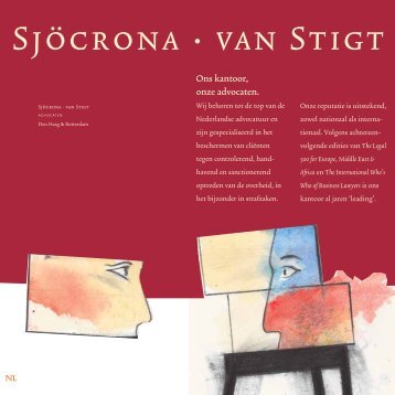 Algemene brochure - Sjöcrona . van Stigt Advocaten
