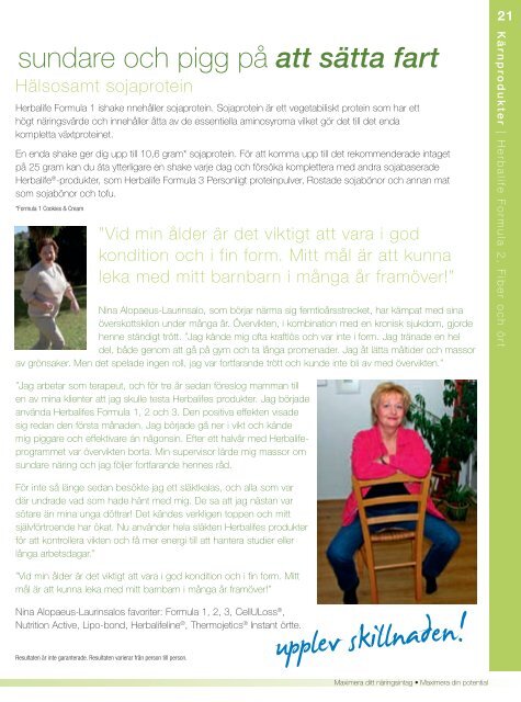 Din guide till en sundare, aktiv livsstil - Herbalife International