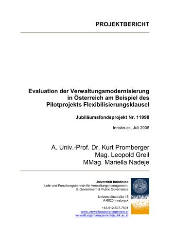 Evaluation der Verwaltungsmodernisierung nadeje 080430 v2.0