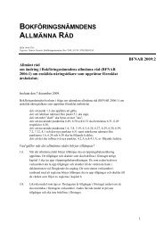 BFNAR 2009:2 Ändring av 2006:1 - Bokföringsnämnden