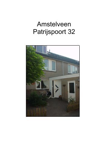 Amstelveen Patrijspoort 32 - Brockhoff Makelaars