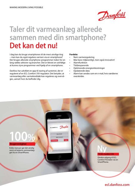 VBGUA101_ECL_SmartPhone_Flyer_lores DK.pdf - Danfoss Varme
