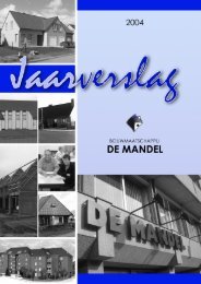 Jaarverslag 2004 - De Mandel