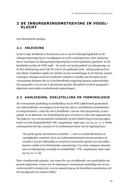 De casus Inburgering en Nationaliteitswetgeving