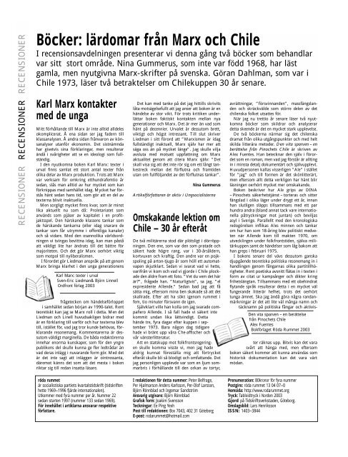 3-4/2003 - Tidskriften Röda rummet