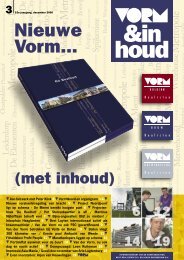 Vorm&Inhoud dec2006.indd - VORM Bouw