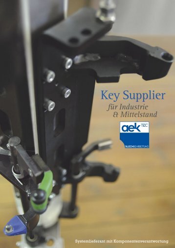 Key Supplier für Industrie und Mittelstand - aek tec GmbH