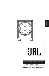 MANUAL DE USUARIO - JBL