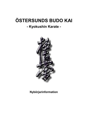 Nybörjarhäfte - Östersunds Budo Kai