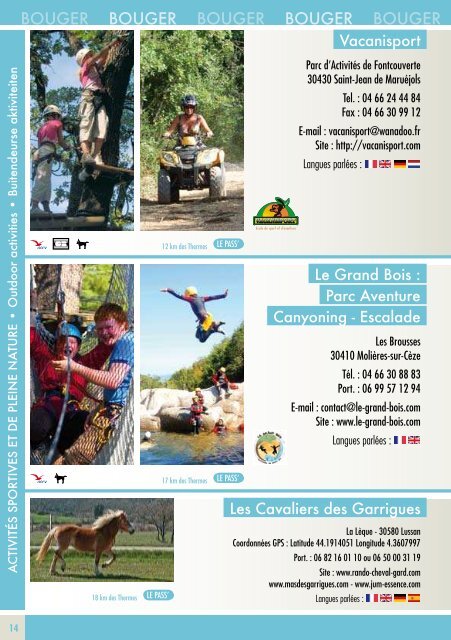 Guide du voyageur Vallée de la Cèze Allègre-les-Fumades