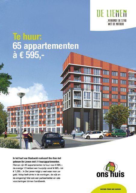 Brochure 65 appartementen à € 595 - Ons Huis