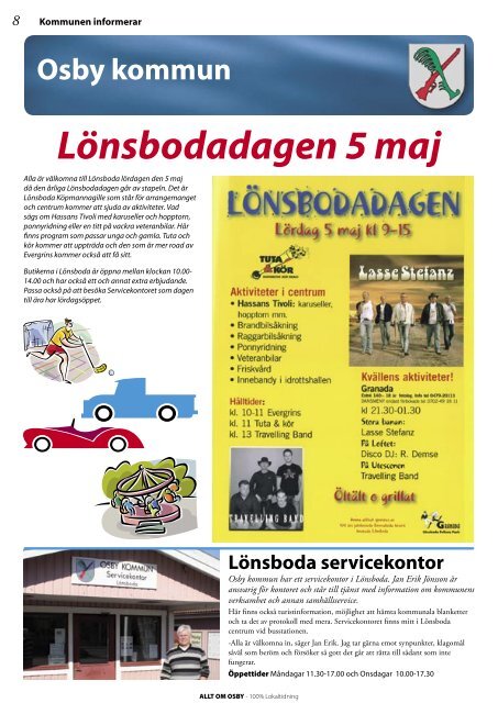 Glimåkra, Hästveda & Lönsboda - 100% lokaltidning