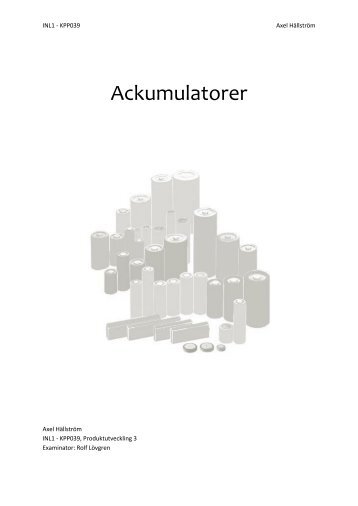 Ackumulatorer.pdf - Rolf Lövgren