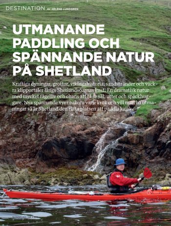 utmanande paddling och spännande natur på shetland - Sea Kayak ...