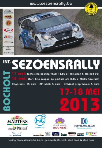 BOCHOLT - Sezoensrally