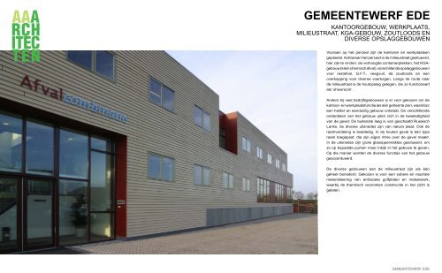 Portfolio PDF - AAARCHITECTEN bv