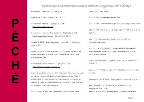 Synden ideologiserad. Modern svensk ... - Petra Östergren