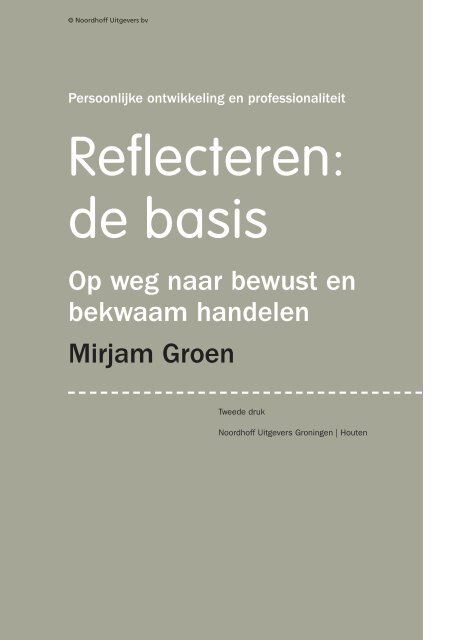 Reflecteren de basis - Noordhoff Uitgevers