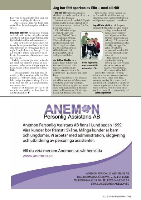 Hämta pdf-versionen av Föräldrakraft nr 2, 2008.