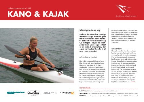 KANO &amp; KAJAK - Dansk Kano og Kajak Forbund