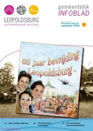 INFOBLAD - Leopoldsburg