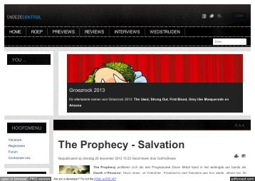 The Prophecy - Salvation