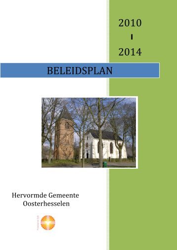 BELEIDSPLAN 2010 2014 - Hervormde Gemeente te Oosterhesselen