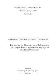 Eine Analyse zur Einkommensteuerbelastung und Wirkung ... - arqus