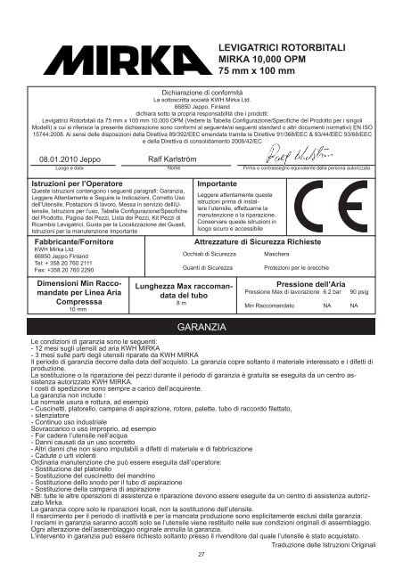 OS 75x100 mm.pdfTélécharger - KWH Mirka Ltd