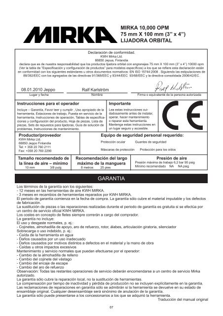 OS 75x100 mm.pdfTélécharger - KWH Mirka Ltd