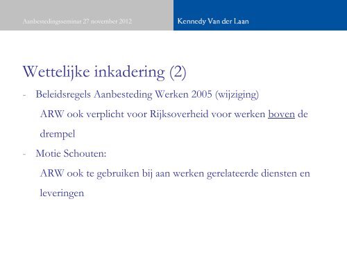 ARW 2012 & Eigen Verklaring