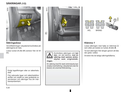 Ladda ner instruktionsbok för Nya Megane - Renault