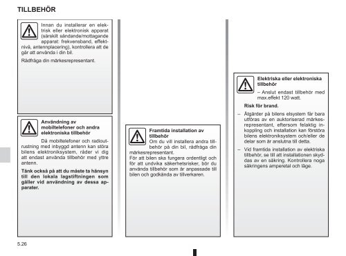 Ladda ner instruktionsbok för Nya Megane - Renault