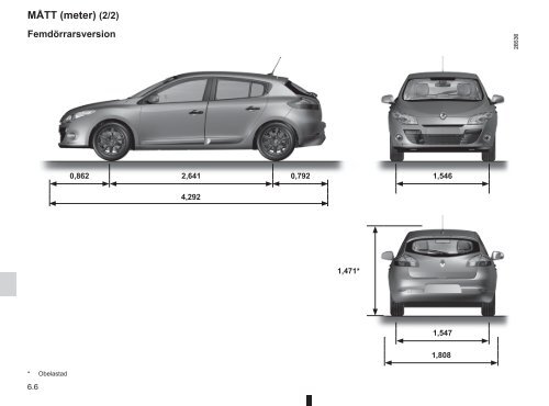 Ladda ner instruktionsbok för Nya Megane - Renault