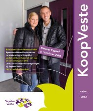 KoopVeste Najaar 2012 - Seyster Veste