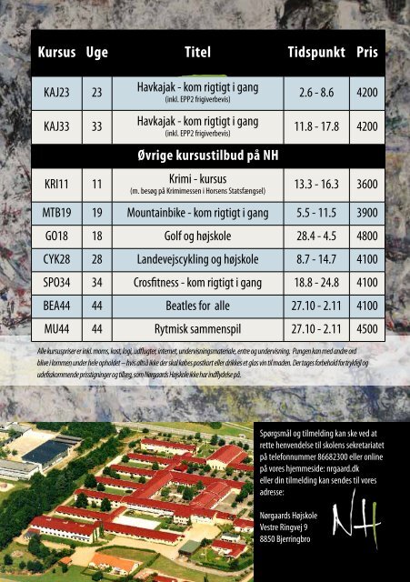 HAVKAJAK- KOMGODTIGANG - Nørgaards Højskole