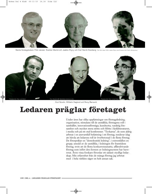 Ledaren präglar företaget - Ingemar Croon