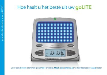 GoLITE P1 lichttherapie - Mani Vivendi