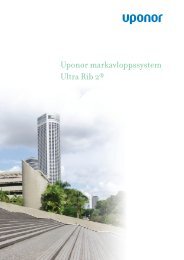 Uponor markavloppssystem Ultra Rib 2®