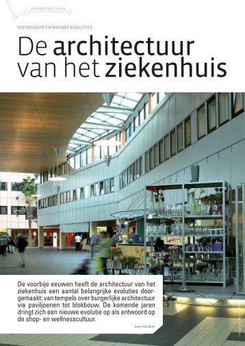 De architectuur van het ziekenhuis