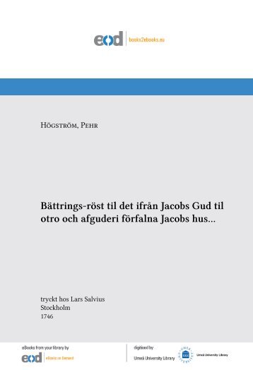 Högström_Pehr_Bättrings-röst til det ifrån....pdf - EoD